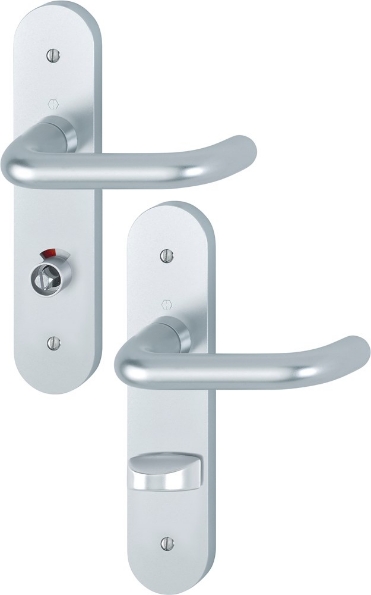 Afbeeldingen van HOPPE Deurkrukgarnituur Paris 138L/3056RF-3 wc72x8 rechts F1