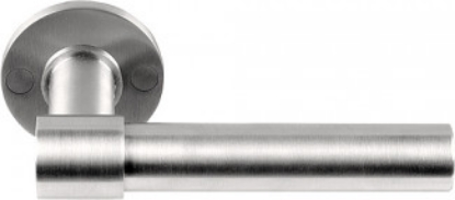 Afbeeldingen van Fm deurkruk large l-model 20mm