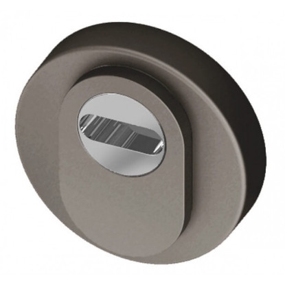 Afbeeldingen van Opentech Veiligheidsrozet Rond met UTB PVD+ white pearl