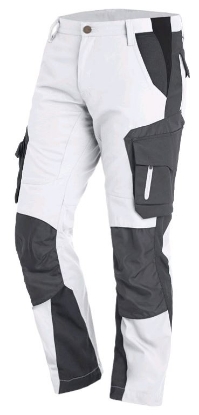 Afbeeldingen van FHB broek florian wit/antraciet