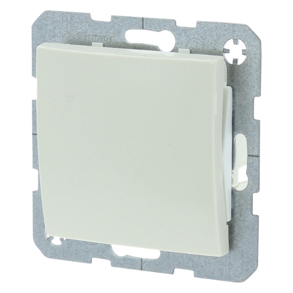 Afbeeldingen van Berker Schakelaar S1 inbouw kruis creme