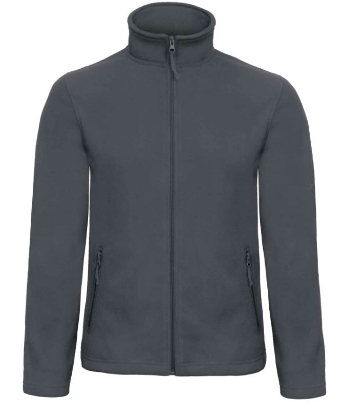 Afbeeldingen van B&C fleecevest donker grijs