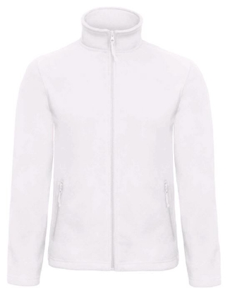 Afbeeldingen van B&C fleecevest wit