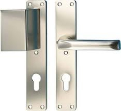 Afbeeldingen van Hoppe knop/kruk garnituur pc72 links f2, 504/202/113