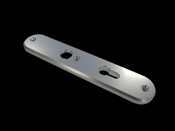 Afbeeldingen van HOPPE Veiligheidsschild recht 2214 pc72 f1, knop / knop situaties electronische sloten