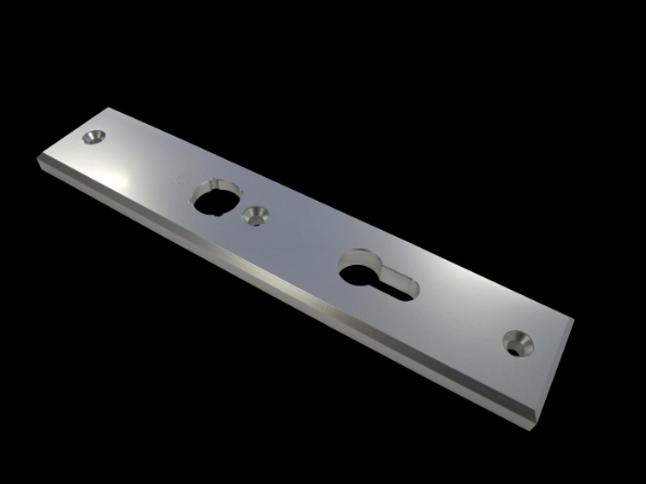 Afbeeldingen van HOPPE Veiligheidsschild ovaal 3214 pc72 f1, knop / knop situaties electronische sloten