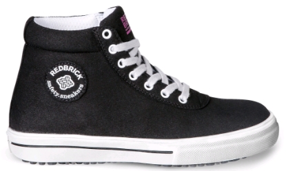 Afbeeldingen van Redbrick Dames Veiligheidsschoen hoog aluminium neus composiet zool S3 Linda zwart 38