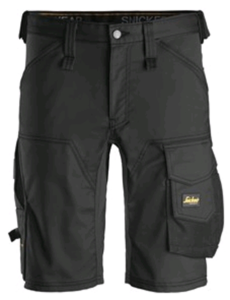 Afbeeldingen van Snickers Workwear AllroundWork, Stretch Korte Broek 6143 zwart 60