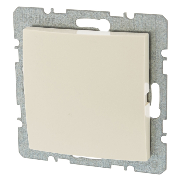 Afbeeldingen van Berker Blindplaat S1 creme