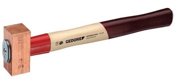 Afbeeldingen van GEDORE Koperen hamer ROTBAND-PLUS 622 H 1kg