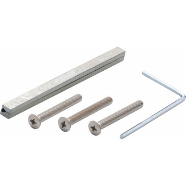 Afbeeldingen van Hoppe bevestigingsset met snelstift voor inbraakwerende deurkrukgarnituren (kruk/kruk)