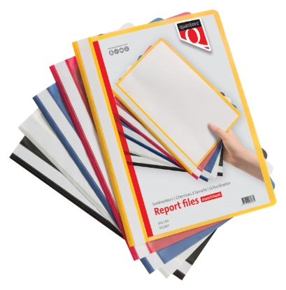 Afbeeldingen van Quantore snelhechter, a4, assortiment, polypropyleen
