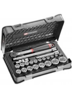 Afbeeldingen van Facom doppendoos 1/2" 23-delig