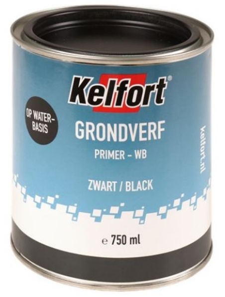 Afbeeldingen van Kelfort grondverf zwart 750ml