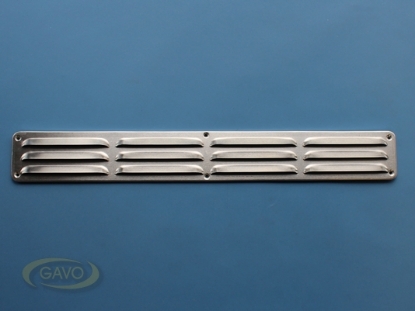 Afbeeldingen van Gavo Schoepenrooster, aluminium 1-5006A 500 x 65 mm, blank