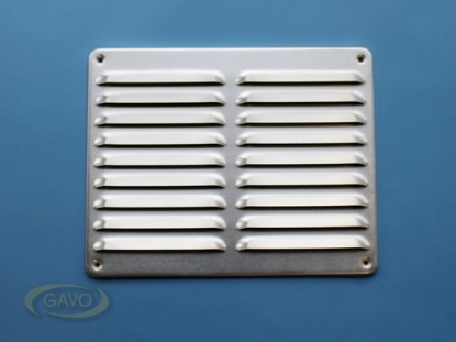 Afbeeldingen van Gavo Schoepenrooster, aluminium 1-2520A 25 x 20 cm, blank