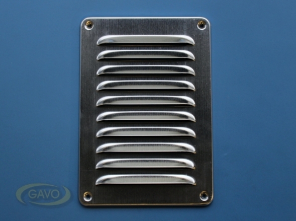 Afbeeldingen van Gavo Schoepenrooster, aluminium 1-1521A 150 x 215 mm, blank