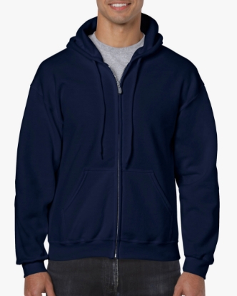 Afbeeldingen van Gildan hooded vest gil18600 navy