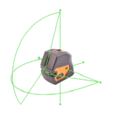 Afbeeldingen van Mvd kruislijn- en puntlaser 2.5g - groen