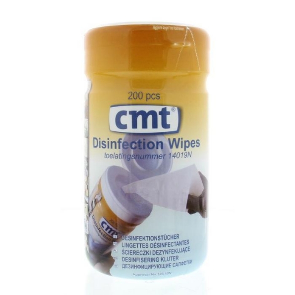 Afbeeldingen van CMT Desinfectiedoekjes (200 stuks)