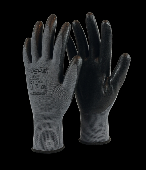 Afbeeldingen van PSP 10-510 Allround Nitril Schuim Werkhandschoen zwart 7