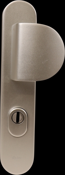 Afbeeldingen van Oxloc Veiligheidsgarnituur kerntrekbeveiliging duwer/kruk ovaal, PC72, SKG3 F1