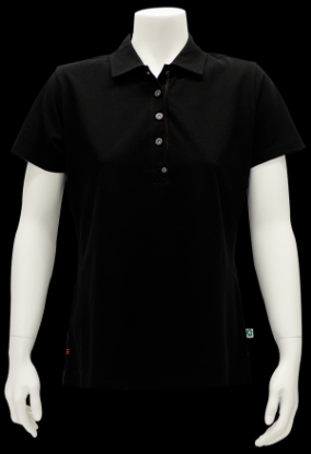 Afbeeldingen van Triffic dames polo solid zwart XXS