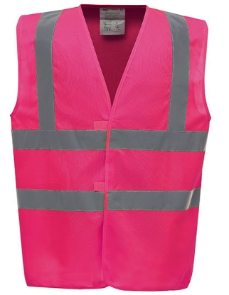 Afbeeldingen van Veiligheidsvest roze 2XL