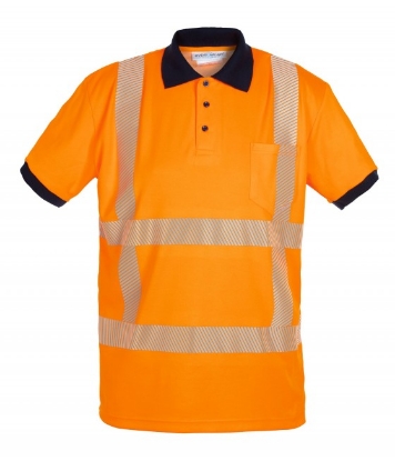 Afbeeldingen van Hydrowear polo togo fluor oranje 2XL