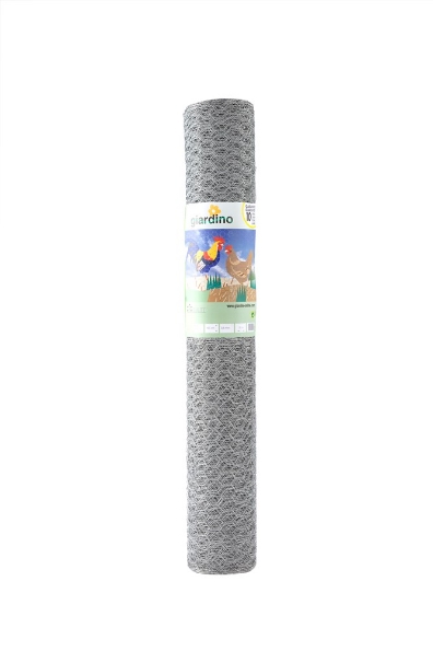 Afbeeldingen van Zeskantvlechtwerk, 500 x 0.7 mm, maaswijdte 13 mm, 25 meter, gegalvaniseerd, verzinkt