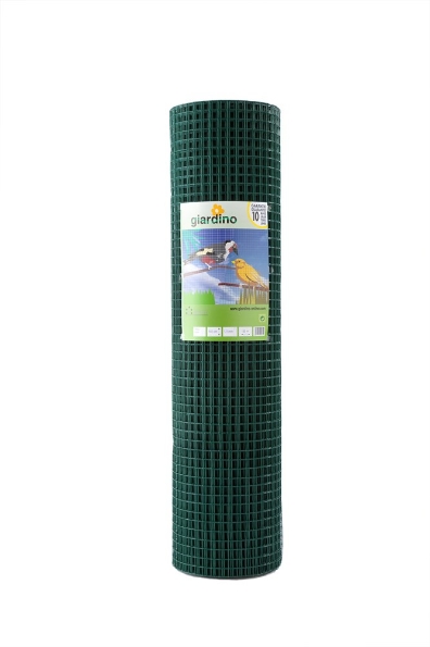 Afbeeldingen van Giardino Vogeldraad, Volieregaas, 1500 x 1.1 mm, maaswijdte 12.7 mm, 25 meter, geplastificeerd groen