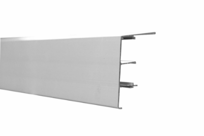 Afbeeldingen van Henderson Afdekkap F140/30 klikkap verhoogd 3000 mm, met eindkapjes, aluminium geanodiseerd