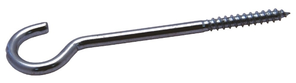 Afbeeldingen van GebuVolco Schroefhaken met kleine haak (ijzer gegalvaniseerd) 013 80 x 16 mm