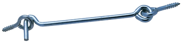 Afbeeldingen van GebuVolco Windhaken met 2 schroefogen (ijzer gegalvaniseerd) 060, 4.4 x 120 mm
