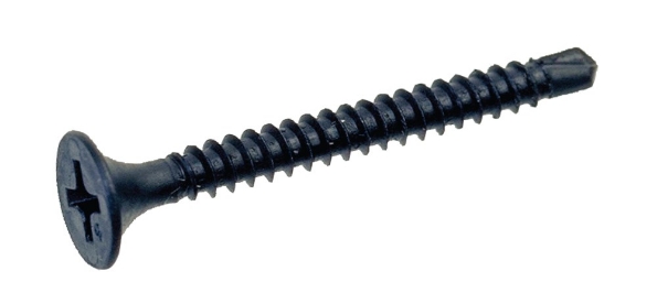 Afbeeldingen van NEUTRAAL Zelfborende schroeven trompetkop (staal gehard gefosfateerd zwart) NEUTRAAL 348 3,5x55mm