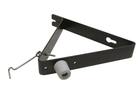 Afbeeldingen van GB Deuropvangbeugel verzinkt (thermisch, vuurverzinkt) std. incl. toebehoren haaks