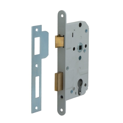 Afbeeldingen van Nemef Deurslot, PC-uitsparing 549 PC72 staal gelakt 50 mm Rechts