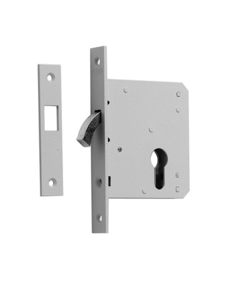 Afbeeldingen van Nemef Schuifdeurslot 688 55 mm gelakt staal