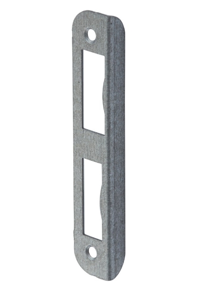 Afbeeldingen van Nemef Hoeksluitplaat HP1266 t.b.v. kastslot ronde hoek gegalvaniseerd verzinkt