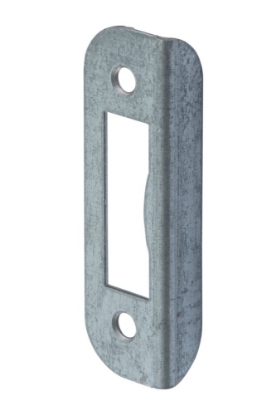 Afbeeldingen van Nemef Hoeksluitplaat HP1256 t.b.v. kastslot gegalvaniseerd verzinkt