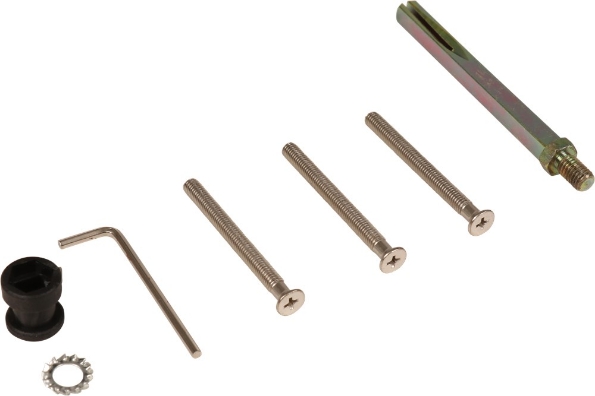 Afbeeldingen van Oxloc Wisselquickstift met schroeven voor duwer /kruk veiligheidsgarnituur deurdikte 54mm