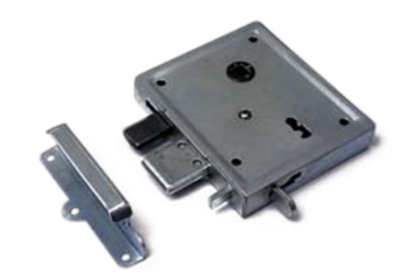 Afbeeldingen van DX Poortslot met sleutel, 55/65, uks bb