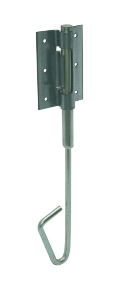 Afbeeldingen van GB Staartgrendel incl. geleidebeugel en plaat 400mm  elektrolytisch gegalvaniseerd, verzinkt