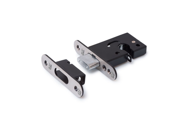 Afbeeldingen van DX Insteek-veiligheids-nachtschootslot voor Euro profielcilinder bijzetslot skg** rvs 7500 afgerond