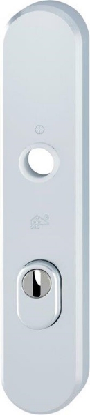 Afbeeldingen van HOPPE Veiligheidsschild ovaal 3236ZA, pc92, met kerntrekbeveiliging