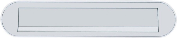 Afbeeldingen van HOPPE Briefplaat 454, ronde hoek