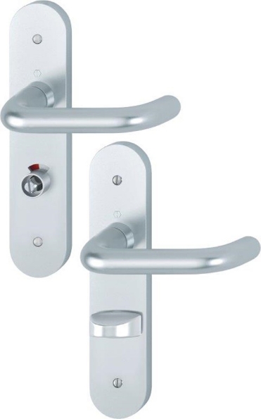 Afbeeldingen van HOPPE Deurkrukgarnituur Paris 138L/3056RF-3 wc63x8 recht F1