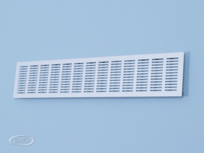Afbeeldingen van Gavo Ventilatiestrip, aluminium, extrusie, 100 mm G61-10010AA plintrooster 1000x100mm