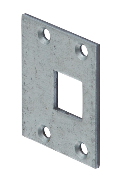 Afbeeldingen van Nemef Sluitplaat en hoeksluitplaat 13 ter behoeve van espagnolet 13 x 13 mm