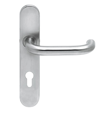 Afbeeldingen van Artitec Proline Classic Knop/kruk op langschild CHASE rvs PC72 linkswijzend